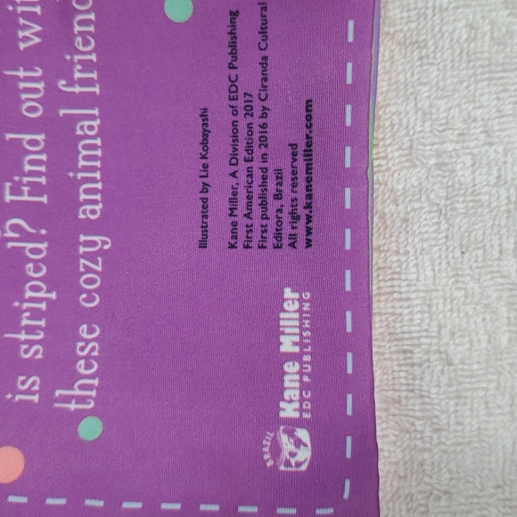 KANE MILLER Hello, Baby! Spots And Stripes with Plastic Rattle Handle-EC - Picture 4 of 11